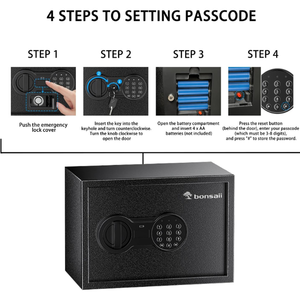 Oem/ODM nhỏ gọn an toàn 0.6 feet khối Dung lượng lưu trữ bền SPCC thép 18mm hoạt động khóa bu lông khóa kín đáo thích nghi - Product Image 5