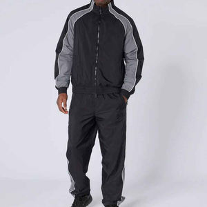 Ensemble survêtement softshell 2 pièces pour homme, veste coupe-vent personnalisée avec fermeture éclair et poches cargo, haute qualité - Product Image 2