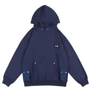 2025 alta calidad personalizada 100% algodón polar canguro bolsillo moda sudaderas con capucha para hombres Streetwear otoño sudaderas con capucha - Product Image 1