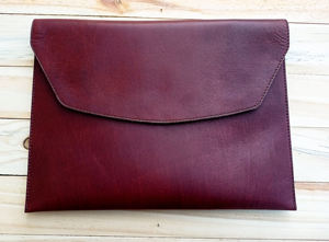 Elegant Genuine Leather Durable & Portable <b>Laptop</b> Sleeve Modern Classic Style for Professionals Work Study Daily Travel GLS-0368 - Product Image 2