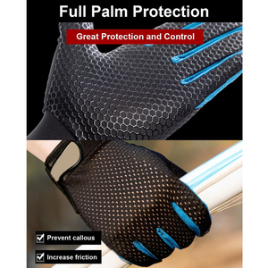Factory-Made Cycling Racing Gloves Full <b>Finger</b> Touchscreen Technology Non-Slip Wear Resistant Mountain <b>Bike</b> Eco-Friendly - Product Image 4
