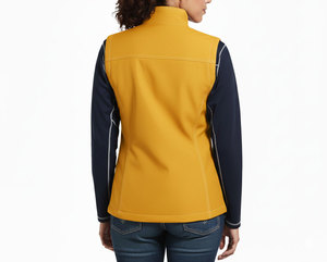 Chaleco de Lona para Mujer, 100% Algodón, Ligero, Transpirable, Acolchado, con Logotipo Personalizado, Venta Caliente - Product Image 6