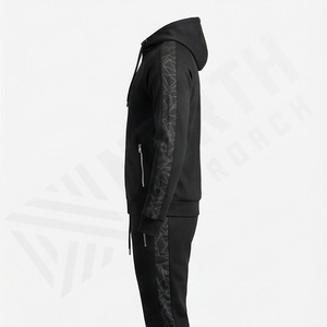 Conjunto Deportivo para Hombre, Estampado por Sublimación, Diseño Holgado, Ropa Urbana de Moda, Conjuntos Personalizados, Kit de Color Personalizado - Product Image 3