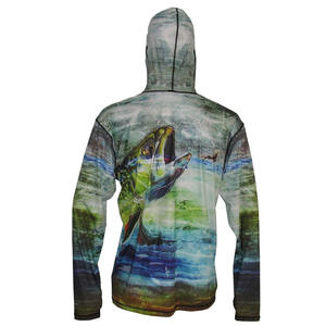 OEM ODM Sublimation Anti-UV Chemises vierges personnalisables, Chemise de protection UV, Design de chemise, Masque, Sweat à capuche, Vêtements de pêche, Chemise à capuche - Product Image 3