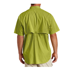 Camisa de pesca con botones y manga larga para hombre personalizada al por mayor, camisa de pesca con impresión por sublimación y logotipo personalizado con bolsillo en el pecho - Product Image 2