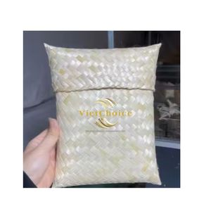 Bolsa tejida de bambú duradera de alta calidad al por mayor bolsa de regalo de material de ratán para eventos fabricante de Vietnam Stock 2025 - Product Image 1