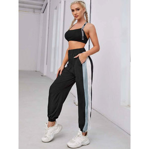 Gran oferta 2024, pantalones de chándal personalizados de algodón de lana, pantalones para correr al por mayor con cierre de cordón, estilo de invierno frontal plano - Product Image 4