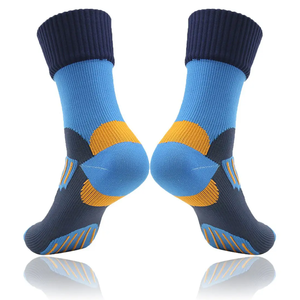 Men's & Women's American <b>Football</b> Sports <b>Socks</b> Anti-Slip Sublimation <b>Long</b> Crew White & Grey Colors Low Price - Product Image 4