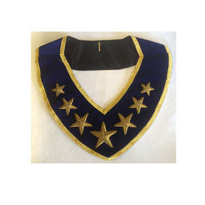 Vente en gros à prix réduit, écharpe maçonnique faite à la main, écharpe tactique, broderie à la main personnalisée, écharpes maçonniques - Product Image 2