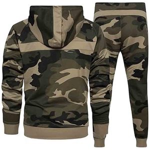 Conjunto deportivo informal para hombres emparejado con traje de 2 piezas de ropa de primavera y otoño para hombres de nueva tendencia - Product Image 4