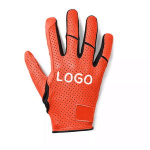 Guantes de fútbol americano de tamaño personalizado de alta calidad Cómodo diseño de cuero ligero Las mejores opciones al por mayor - Product Image 5