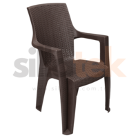Fabricant turc Nibras, chaises de salon modernes et écologiques pour l'extérieur et le bureau à domicile, avec matériau en rotin, Turquie