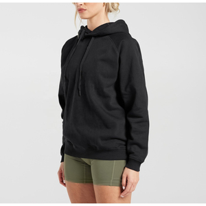 Mujeres personalizadas sudaderas con capucha en blanco Sudadera con capucha pullover streetwear heavyweight HOODIE para mujeres OEM ODM Private Label Streetwear - Product Image 4