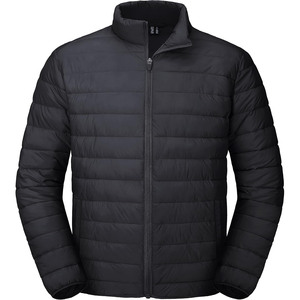 Veste d'hiver légère et respirante pour hommes, fermeture éclair, isolée, logo personnalisé, usine OEM - Product Image 5