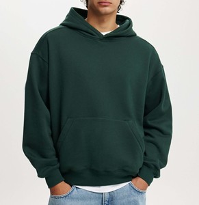Sudaderas de algodón 100% para hombres y mujeres Sudaderas con capucha de algodón 100% Sudaderas de algodón de la industria directa Sudaderas con capucha de color negro personalizadas - Product Image 6