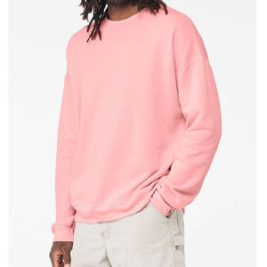 เสื้อสเวตเตอร์คอกลมแขนยาวสำหรับผู้ใหญ่เสื้อสเวตเชิ้ตคอกลมแขนยาวสีพื้นแบบคลาสสิกมาตรฐาน - Product Image 4