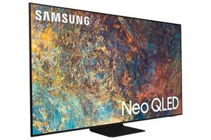 Nuovo per <span class=keywords><strong>Samsung</strong></span> QN98QN90AA 98 pollici Neo Slim QLED <span class=keywords><strong>4K</strong></span> <span class=keywords><strong>Ultra</strong></span> HD Smart <span class=keywords><strong>TV</strong></span> con HDR Open Box e interfaccia WiFi - Product Image 3
