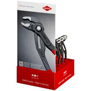 Expositor de mostrador Knipex para alicates de bomba de agua Cobra High-Tech de 180 mm, accesorios para herramientas eléctricas - 10 unidades. - Product Image 3