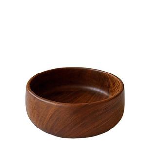 Eco Friendly Handmade <b>Wooden</b> Serving Bowl with Spoons for Home Kitchen <b>Dining</b> <b>Table</b> Top Fruit & Vegetable Soup Use - Product Image 5