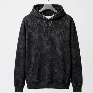 Sweat-shirts tendance pour hommes, effet délavé, 100% coton, légers, séchage rapide, tissu doux de qualité supérieure, aspect délavé, parfaits pour les occasions décontractées - Product Image 1