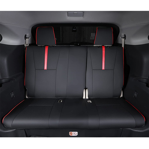 De alta calidad de cuero conjunto completo de cubiertas de asiento de coche para 2020-2022 <span class=keywords><strong>Toyota</strong></span> Highlander impermeable vehículo funda de cojín - Product Image 3