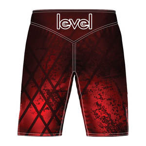 Pantalones cortos de lucha jiu jitsu con logotipo personalizado negro MMA shorts cortos de agarre - Product Image 4