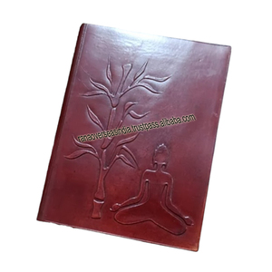 Handmade Quality Art <b>Leather</b> Journal Spiral Bound Daily <b>Notepad</b> for Men & Women with 100 Inner Pages - Product Image 2