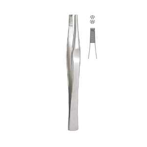 Pince à tissus manuelle en acier inoxydable de haute qualité de 14,5 cm, certifiée CE, à dents de rat, pour dissection - Product Image 1