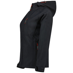 Vêtements de plein air d'hiver durables pour femmes Veste softshell à fermeture éclair Veste lourde et coupe-vent respirante de qualité supérieure avec logo personnalisé - Product Image 6