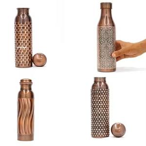 High Quality Hammered Copper <b>Water</b> <b>Bottle</b> Ayurvedic Pure Copper <b>Metal</b> Yoga <b>Water</b> <b>Bottle</b> Copper <b>Water</b> <b>Bottle</b> Antique - Product Image 6