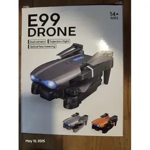 Drone E99 avec double caméra 4K moteur sans balais lumières LED télécommande - Product Image 1