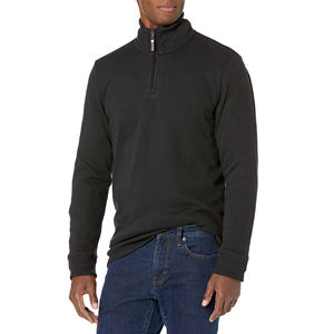 Sweat-shirts décontractés de sport pour hommes, col montant, demi-zip, manches longues, de haute qualité, en gros - Product Image 4