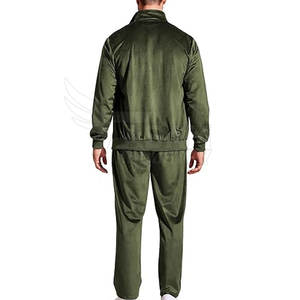 Fabricantes OEM de Conjuntos Deportivos de Terciopelo para Hombre, Color Personalizado, Ropa Casual - Product Image 2