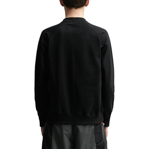 Printemps automne nouveau produit mode américaine sweat-shirt pour hommes 240g poids lourd polaire col rond couleur unie Style de base brodé - Product Image 4