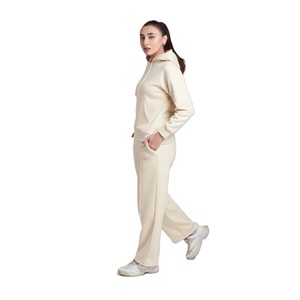 2025 ropa deportiva de moda más pantalones sudaderas 100% algodón conjunto de ropa deportiva informal Sudadera con capucha pantalones con cordón chándal traje de otoño - Product Image 1
