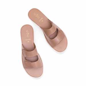 รองเท้าแตะกีฬาลำลองสีเบจนุ่มสบาย CL5389และทันสมัย - Product Image 1