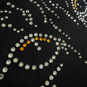 T-shirt surdimensionné unisexe de haute qualité pour hommes Vintage lavé poids lourd Boxy Fit personnalisé strass 100 pour cent coton en gros - Product Image 4