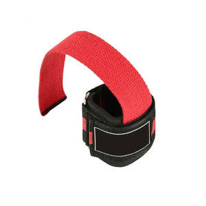 Muñequeras de gimnasio flexibles de Algodón 100% con logotipo personalizado impreso para levantamiento de pesas y entrenamiento físico-Nueva llegada - Product Image 3