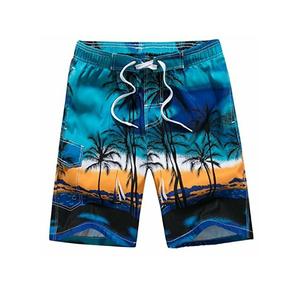 Shorts de bain pour hommes, nouvelle arrivée OEM, résistants à l'eau, respirants, design personnalisé, avec cordon de serrage - Product Image 4