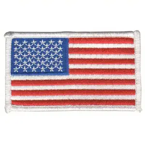 美国刺绣旗、国家补丁旗、徽章刺绣补丁