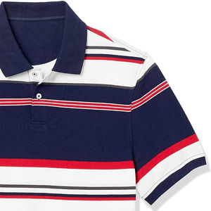 Custom Style Casual Plain Short Sleeve <b>Men</b> Polo T <b>Shirts</b> Polyester Cotton Customized Logo Polo <b>Collar</b> T <b>Shirt</b> - Product Image 5