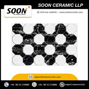 กระเบื้องปูพื้นเซรามิกเงางาม30x30ซม. กระเบื้องเซรามิกธรรมดาสำหรับตกแต่งห้องนอนและห้องครัวกระเบื้องหรูหรา - Product Image 2