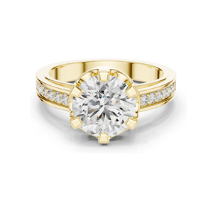 1.71 CT Lab-Grown Diamond Ladies Ring VVS-VS EF Clarity 18KT, 14KT, 10KT Gold & 925 Silver Rose, Yellow, White Gold & - Product Image 3