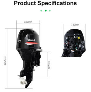 Moteur hors-bord 4 temps 60 CV tout neuf 2024, moteur de bateau - Product Image 4