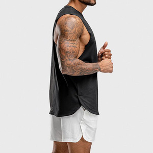 High Quality Men Activewear Quick Dry Muscle Gym <b>Vest</b> <b>Stringer</b> Bodybuilding Weightlifting Fitness Tanks Men Compression Tank Top - Product Image 4