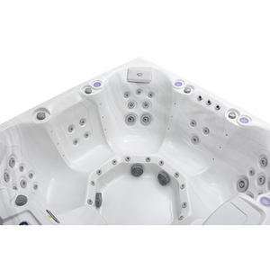 Monalisa fábrica pedido a granel descuento 7 personas bañera de lujo 2,15 metros EE. UU. acrílico y 360 ° masaje al aire libre <span class=keywords><strong>Spa</strong></span> bañera de hidromasaje - Product Image 4