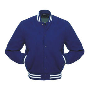 Vente chaude garçon manteaux universitaires zippés de haute qualité veste en cuir avec impression de logo personnalisé pour hommes college veste de baseball pour hommes - Product Image 1
