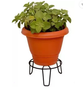 Support pour pot de fleurs en fer, intérieur et extérieur - Product Image 2
