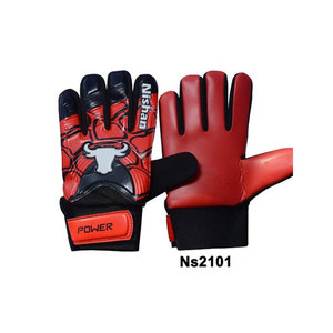 Meilleure vente gants de gardien de but d'entraînement pour enfants couleurs personnalisées en cuir PU antidérapant crochet boucle fermeture protection des doigts - Product Image 6