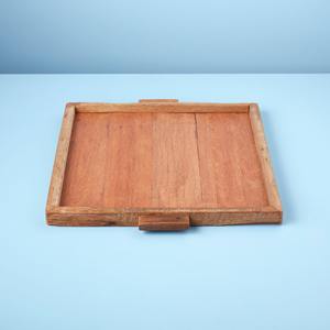 Wholesale wooden tray <b>set</b> for exports best quality competitive price natural <b>square</b> hardwood trays - Product Image 3